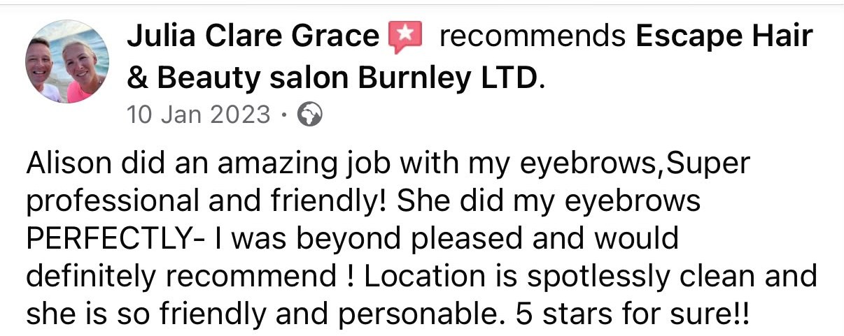 Facebook recommendation from Julia Clare Grace, 10 January 2023